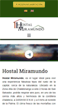 Mobile Screenshot of hostalmiramundo.com